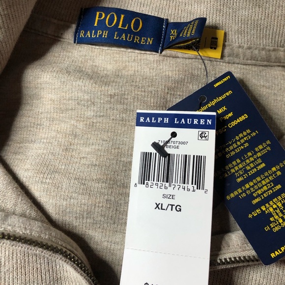 Light brown men’s sweater Never used TAG STILL INTACT - Picture 7 of 8